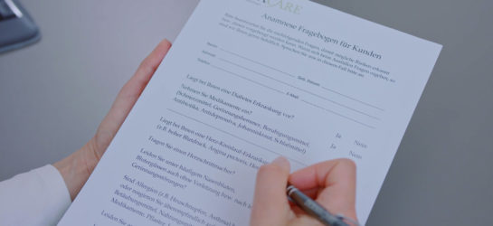 Anamnesebogen Dermacare