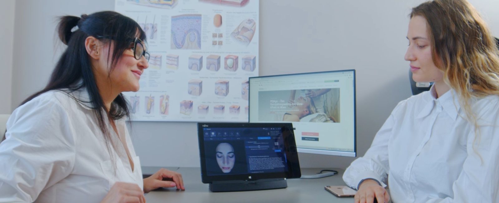 Gesichts- und Hautanalyse bei Dermacare